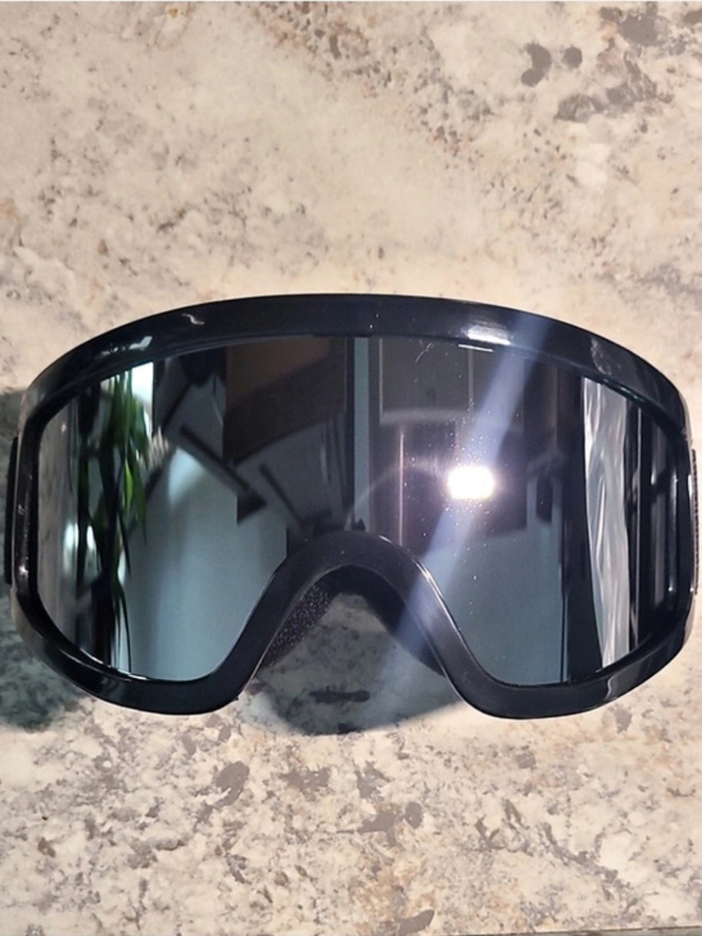 Black &  Silver Sports Goggles Brand New